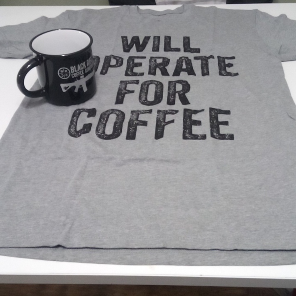 Black Rifle Coffee Company Unisex Small T-shirt & Mug